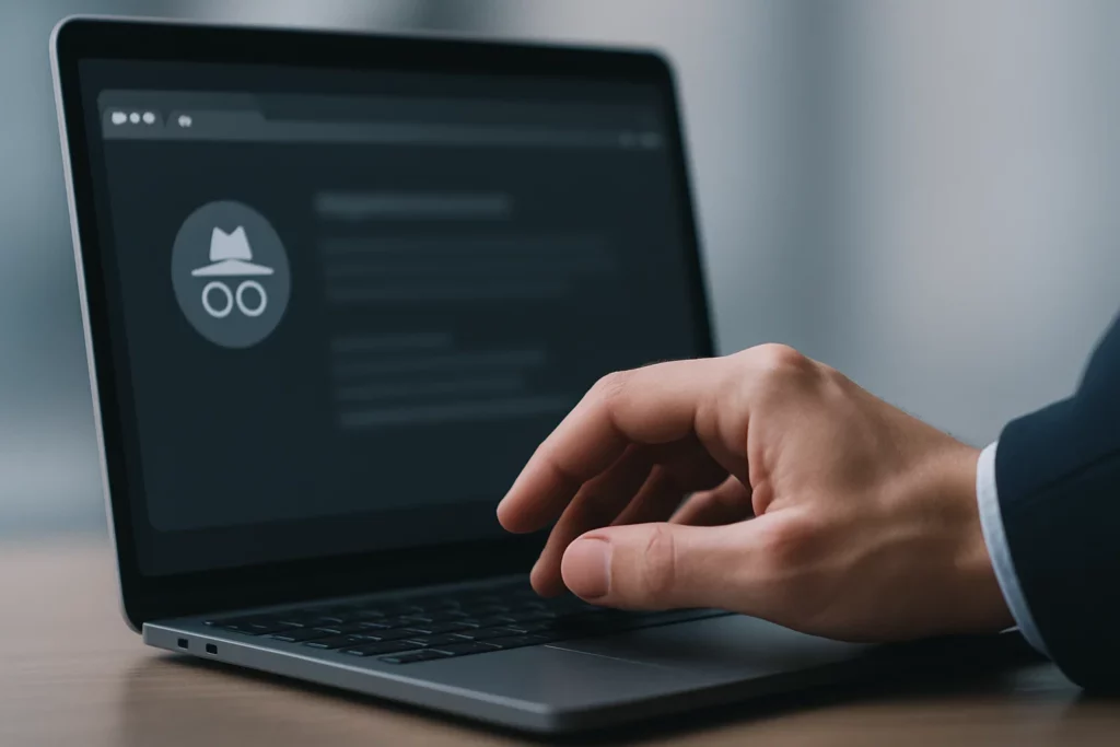 how to delete incognito history on phone