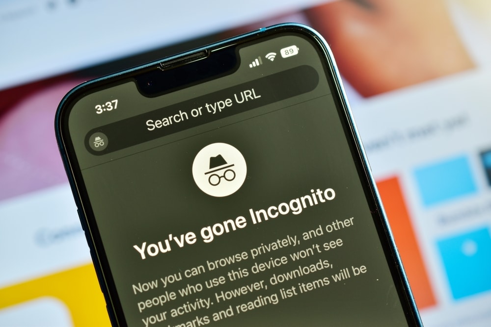 how to delete incognito history on phone