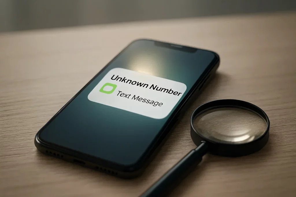 how to find out who texted me