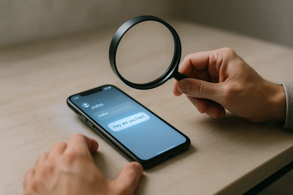 how to find out who my husband is texting